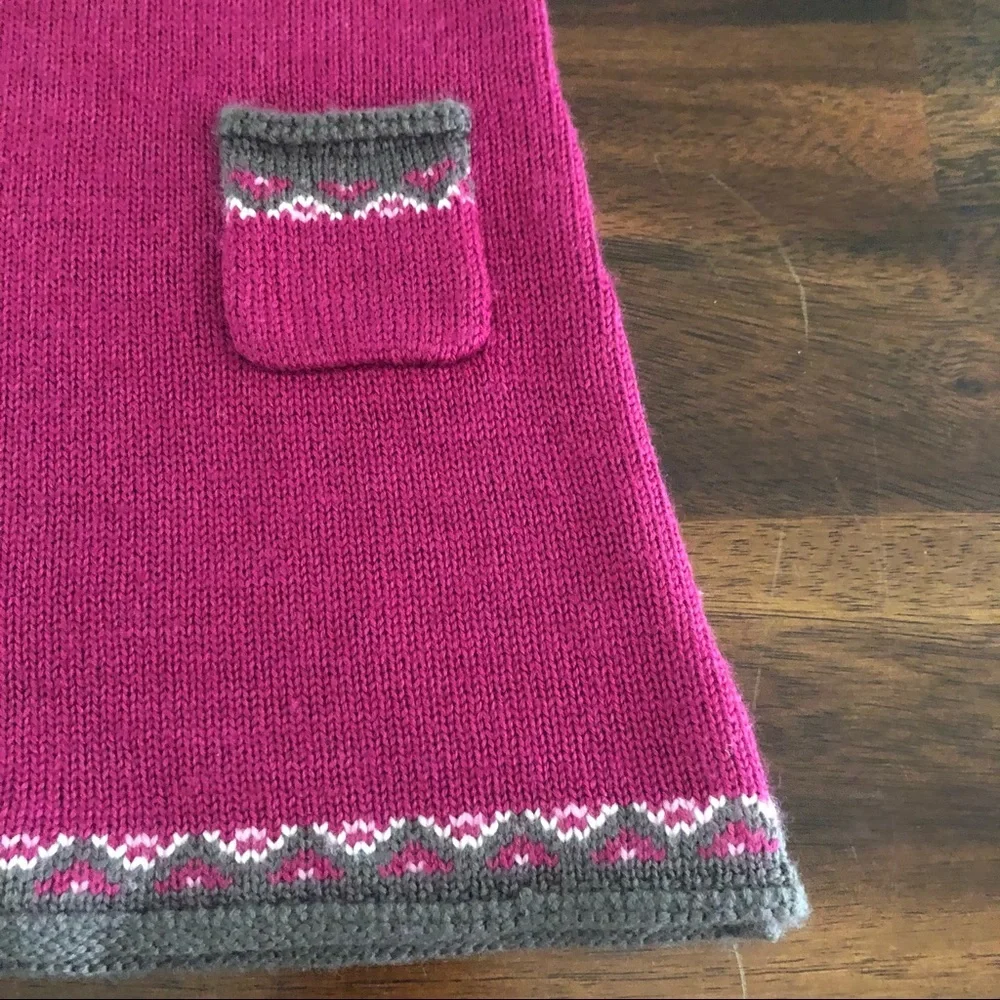 Jacadi Paris Knitted Fair Isle Baby Dress - Picture 3 of 6